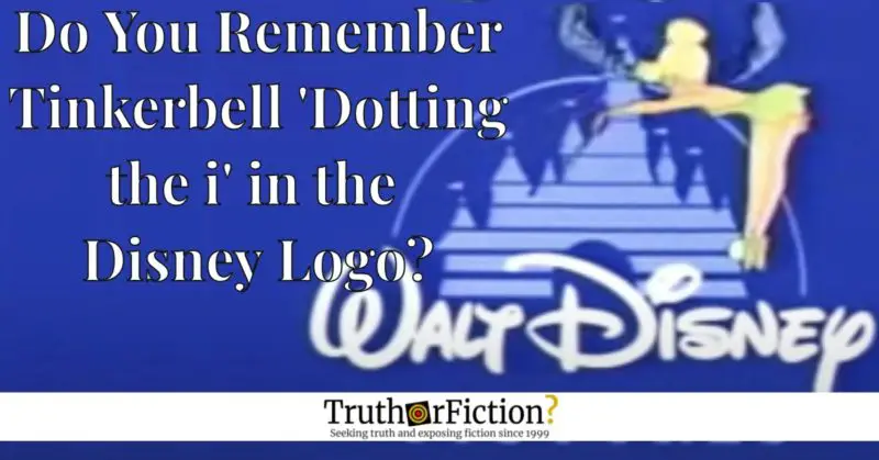 Tinkerbell Dotting The I Mandela Effect Truth Or Fiction