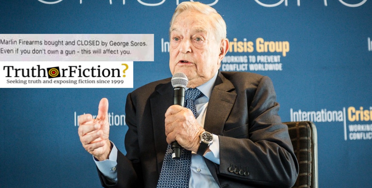 Did George Soros Try to ‘Control’ the Gun Industry?