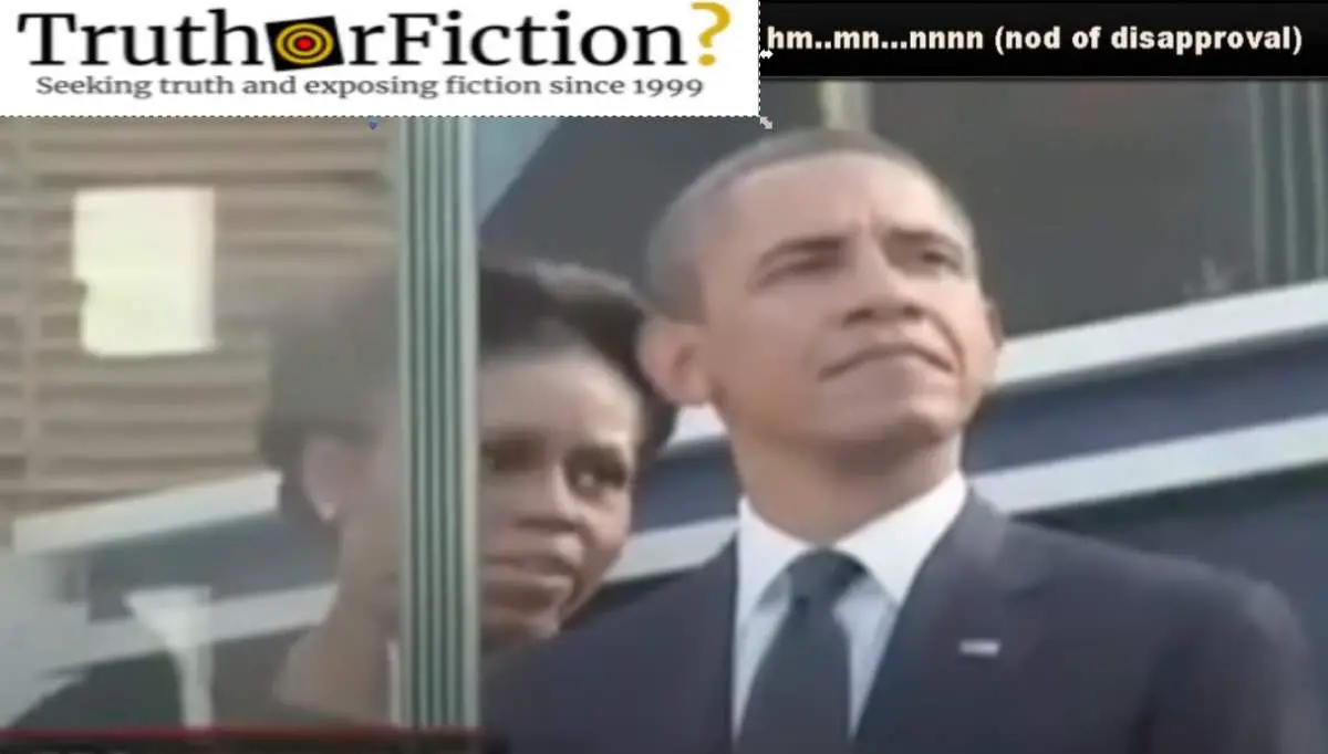 Did Michelle Obama Complain About a ‘Damned Flag’ During a 9/11 Memorial Ceremony?