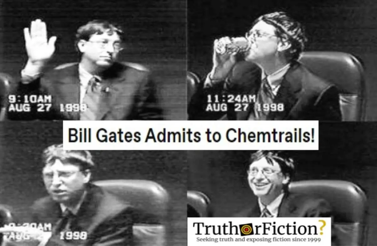 Did Bill Gates ‘Admit to Chemtrails’?
