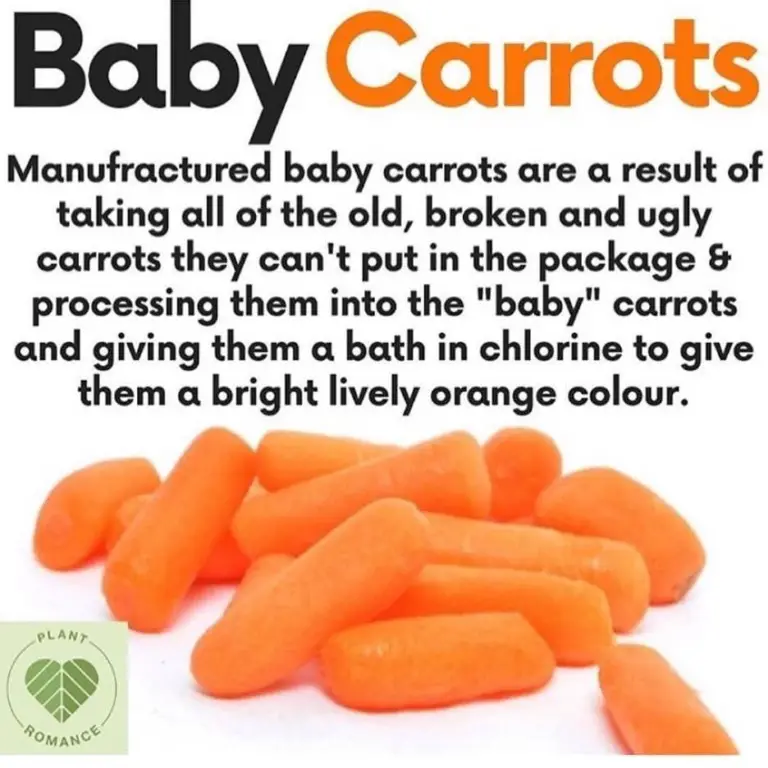 Cancer Warning about Baby Cut Carrots Truth or Fiction?