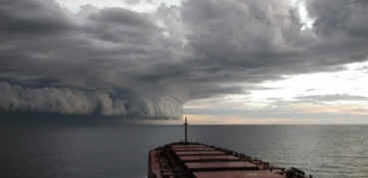 Picture of Hurricane Isabel taken at Sea-Fiction!