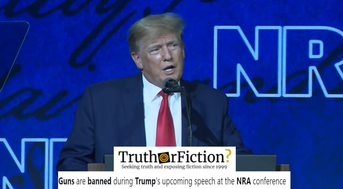 Were Guns Banned at the NRA Convention?