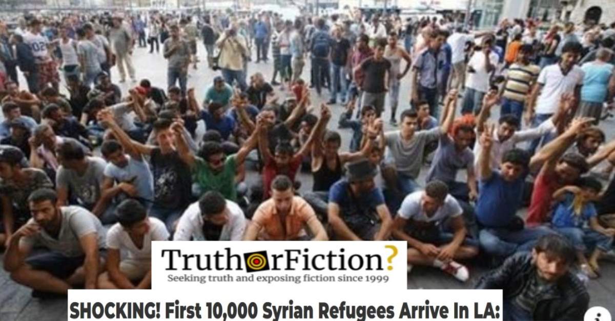 Were 10,000 Syrian Refugees Relocated to New Orleans?