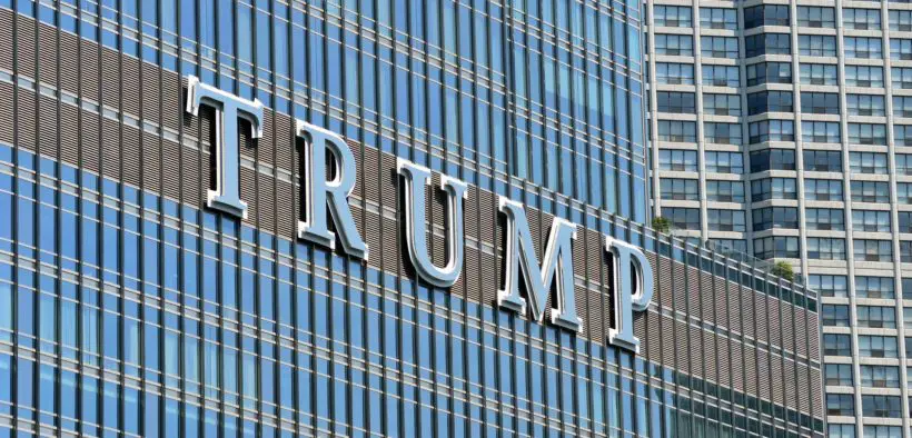 Trump Tower edifice.