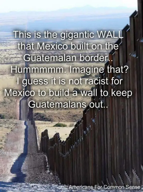 Mexico-Guatemala border fence