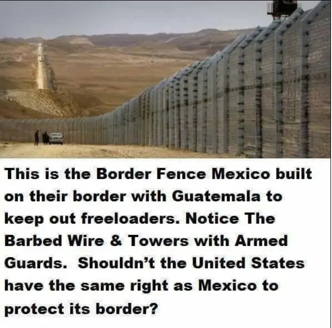 Mexico-Guatemala border fence