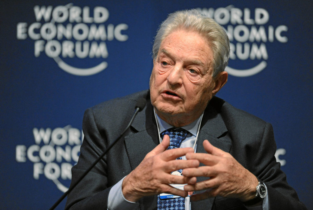George Soros, Chairman, Soros Fund Management, USA, is captured during the session 'Redesigning the International Monetary System: A Davos Debate' at the Annual Meeting 2011 of the World Economic Forum in Davos, Switzerland, January 27, 2011. Copyright by World Economic Forum swiss-image.ch
