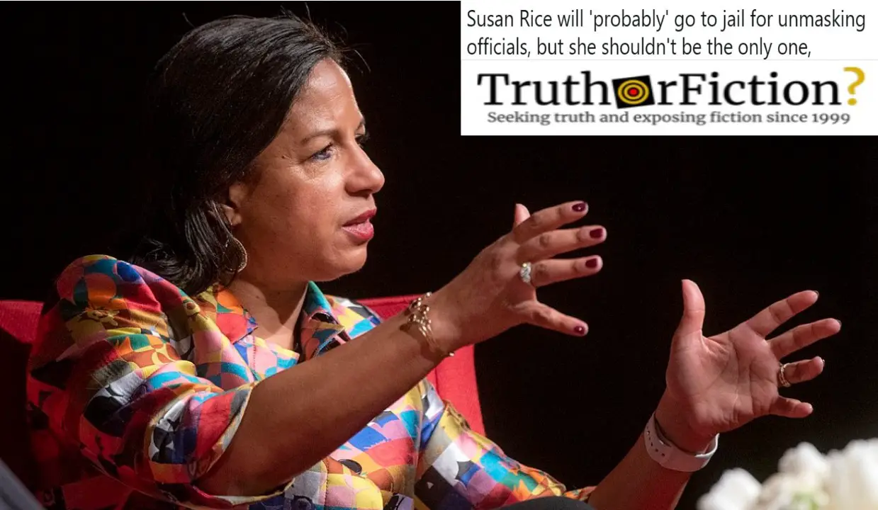 ‘Susan Rice Will Probably Go To Jail’