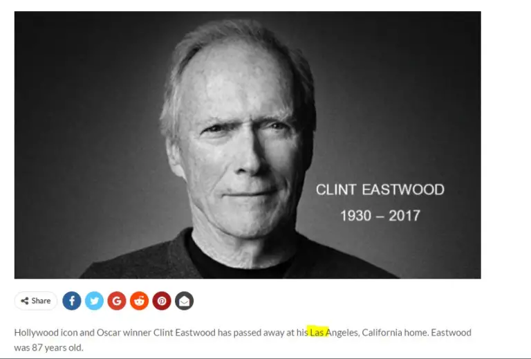 Clint Eastwood Dies of Heart Attack at Age 87Fiction! Truth or Fiction?