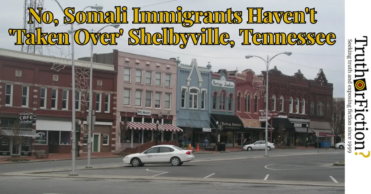 Somali Muslims Take Over Small Tennessee Town, Terrify Christians