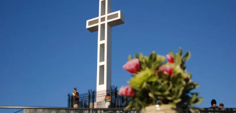 Mt. Soledad cross in La Jolla, California.
