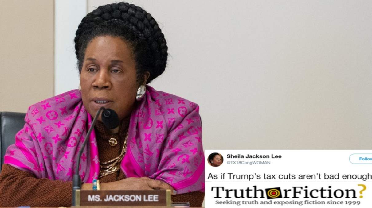 Did Rep. Sheila Jackson Lee Say Trump Wanted to Start War ‘With North Japan’?