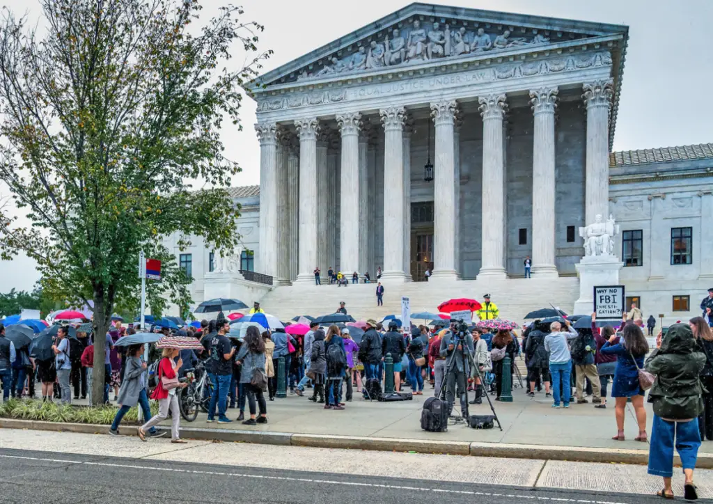 Supreme Court protest, September 27th, 2018,