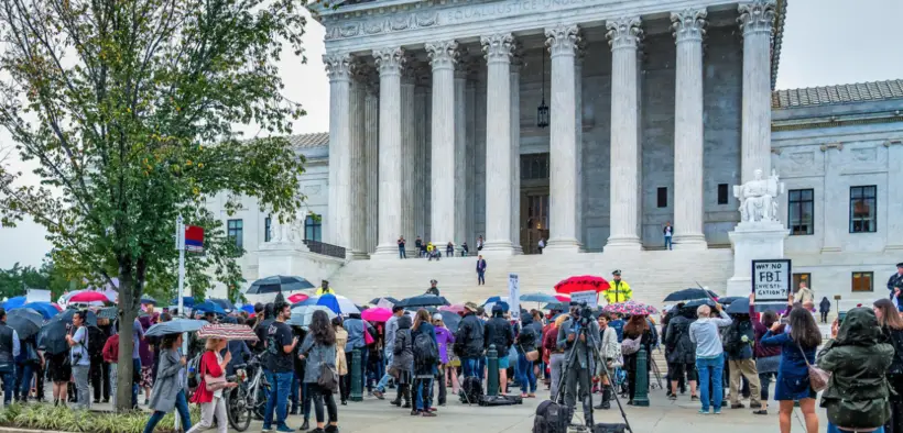 Supreme Court protest, September 27th, 2018,