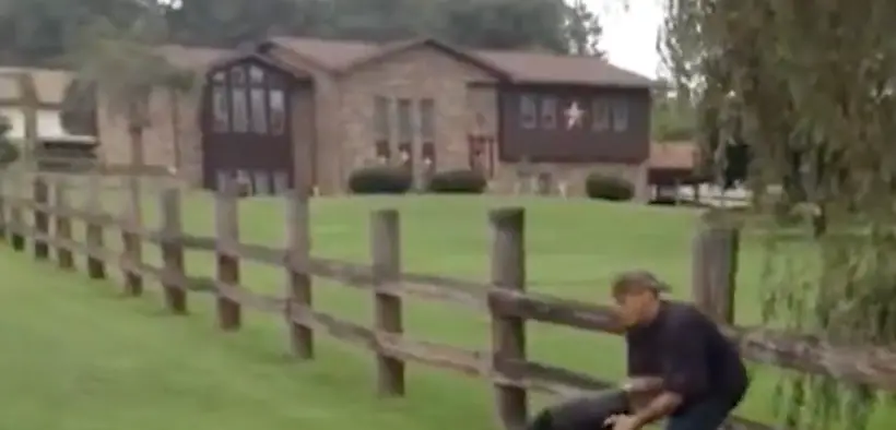 Screenshot of the "Bucket Bear rescue" video.