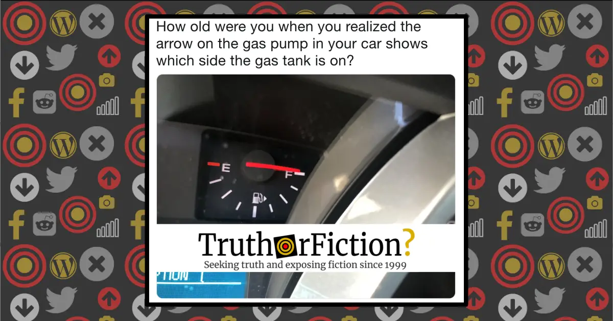 Does the Arrow on a Car’s Gas Gauge Indicate Which Side Has the Fuel Tank?