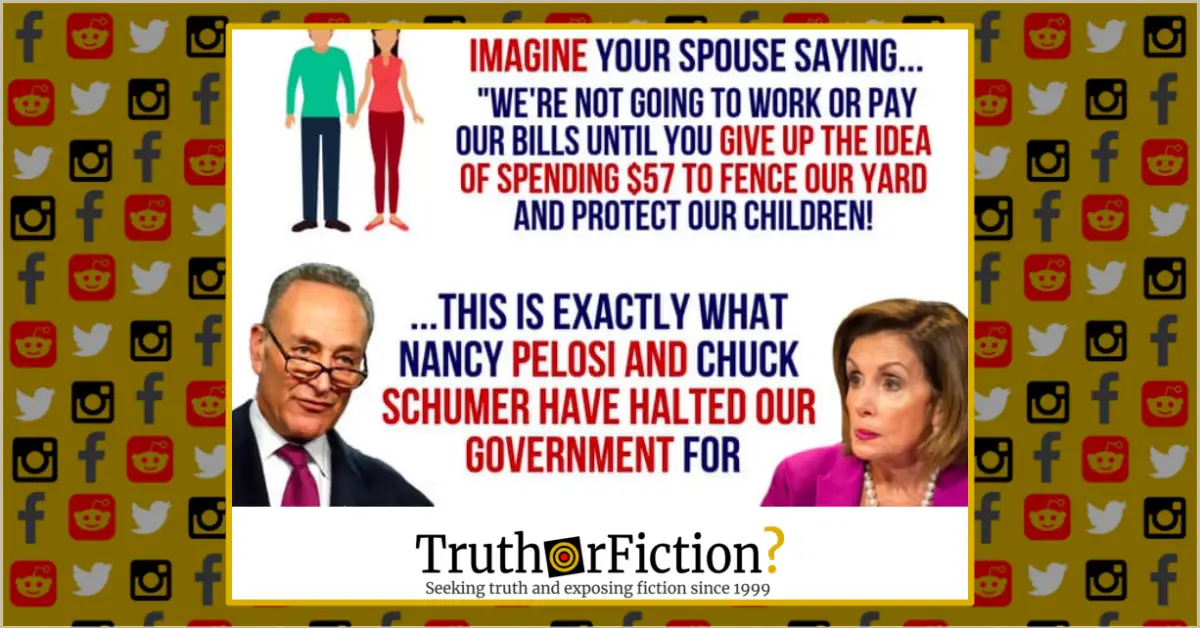 &lsquo;Democrat Government Shutdown&rsquo; Explained &ndash; Truth or Fiction?