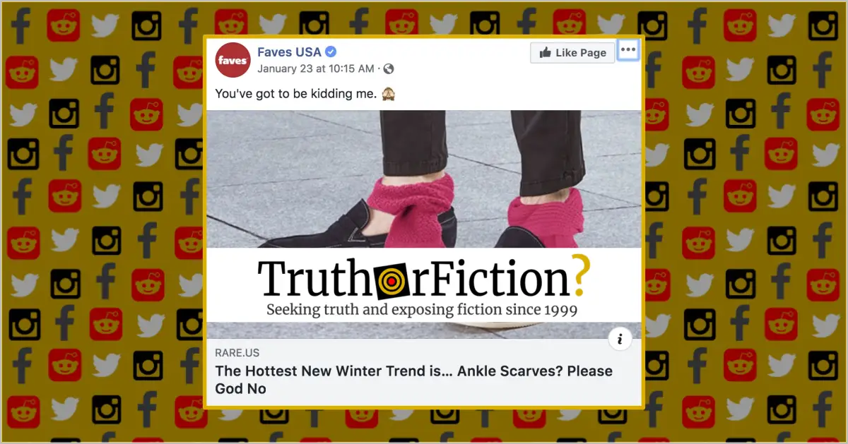 Are ‘Ankle Scarves’ the New Hot Fashion Trend?
