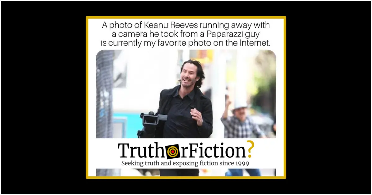 Keanu Reeves Steals a Camera?
