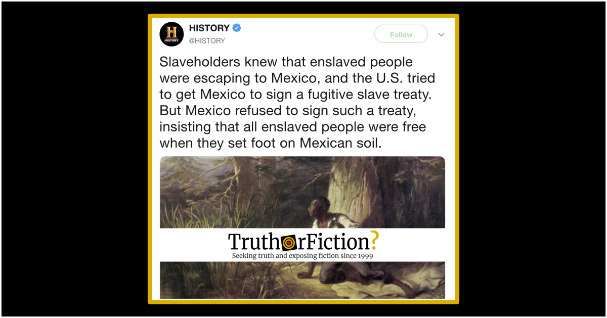 Underground Railroad to Mexico?
