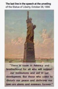 ‘There is Room in America and Brotherhood for All’ Statue of Liberty ...