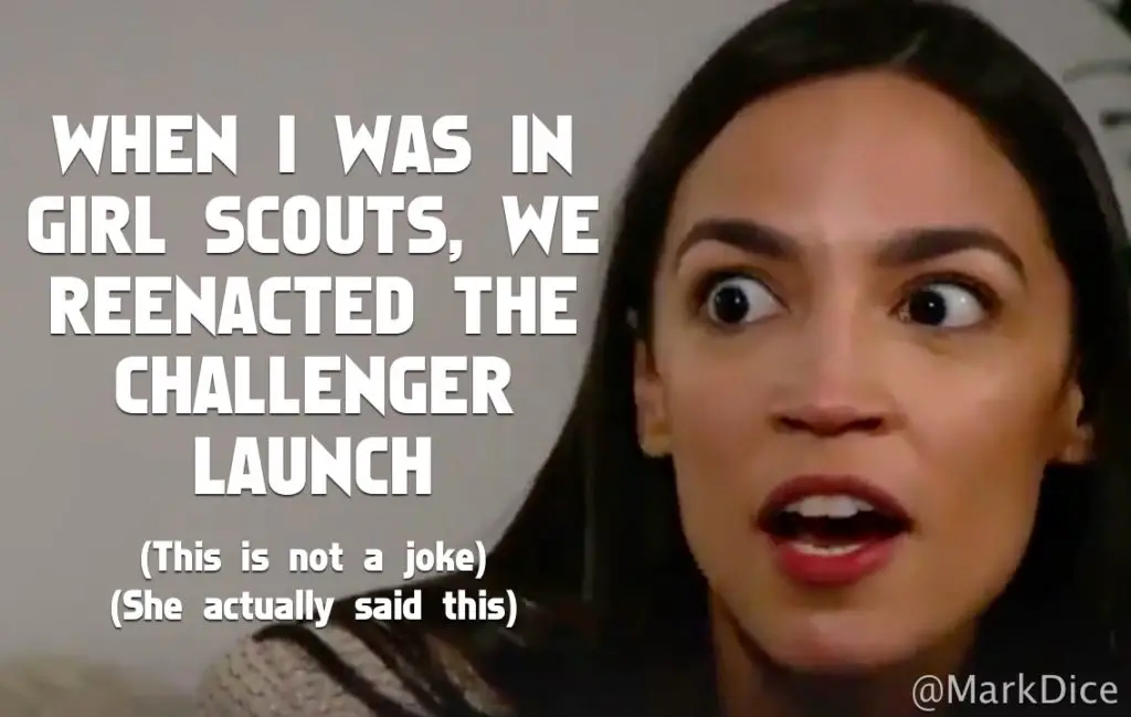 Did Alexandria Ocasio-Cortez Say Her Girl Scout Troop Recreated the ...