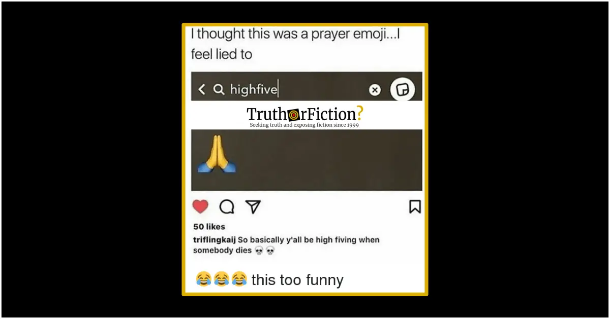 high five prayer emoji