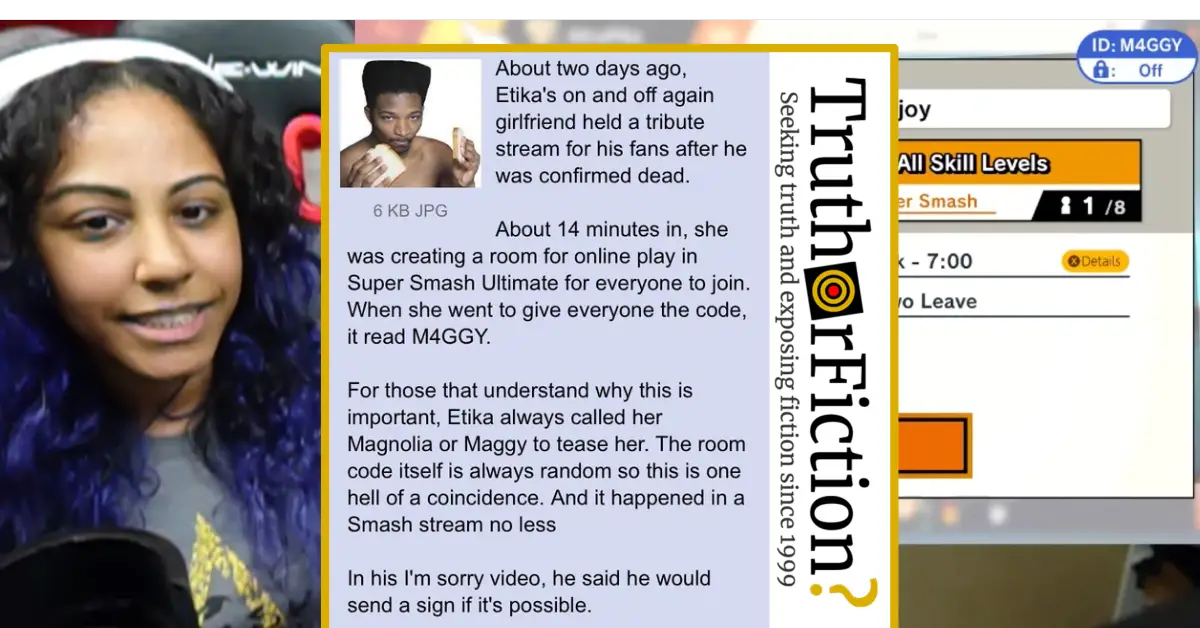 Did a Symbolic Random Chat Room Name Appear After Etika’s Death?