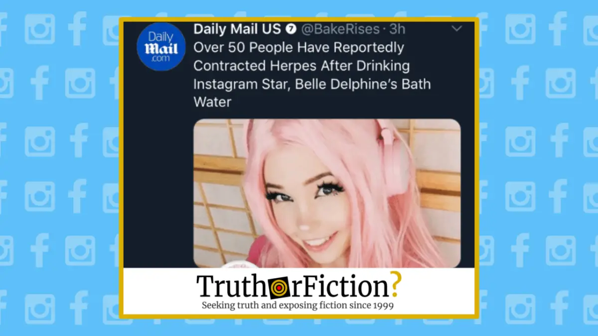 Belle Delphine's $30 Bathwater Has Sold Out, People Are Drinking It