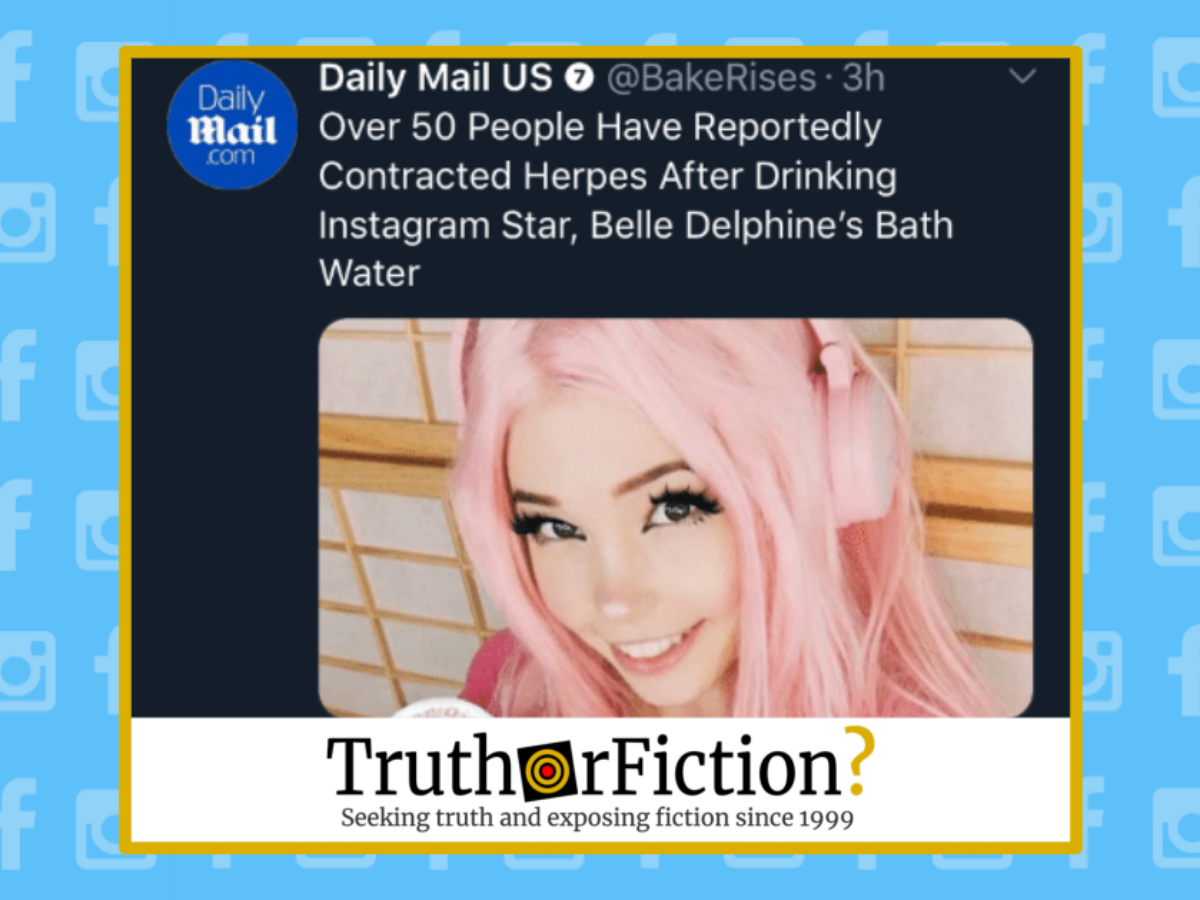 People Are Actually Drinking Belle Delphine's Bathwater