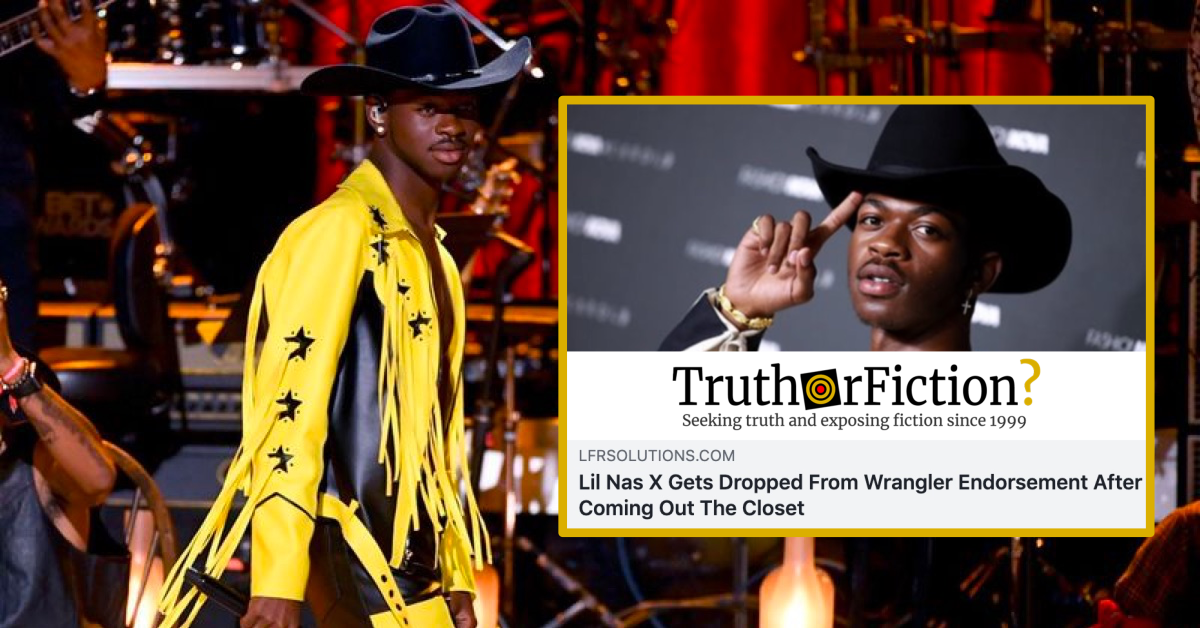 Was Lil Nas X Dropped by Wrangler After He Came Out as Gay?
