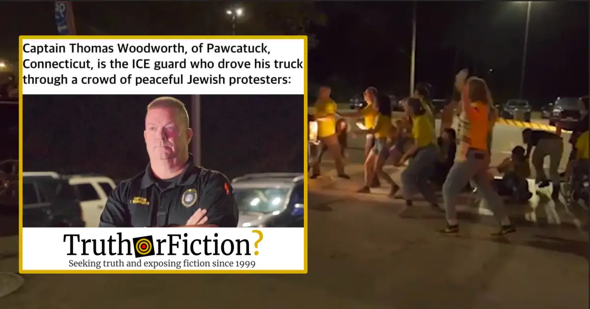Were Protesters of American Immigration Policies Hit by a Truck and Injured in Rhode Island?