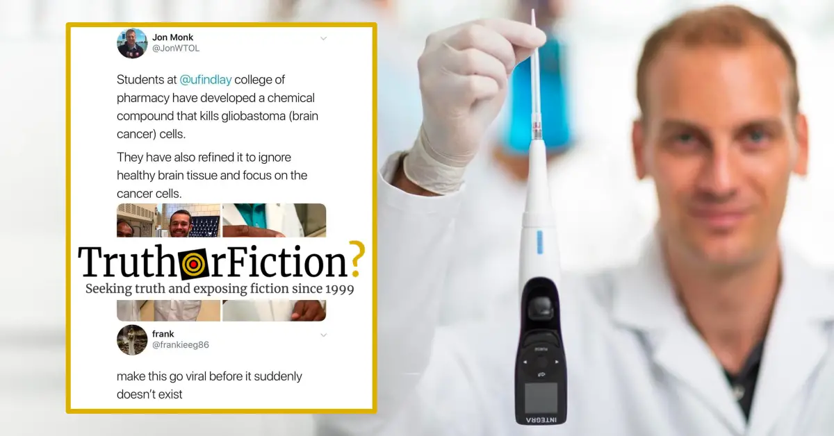 Did University of Findlay Students Discover a Chemical Compound that Kills Glioblastoma?