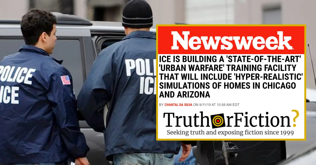 Did ICE Get Caught Shopping for ‘Urban Warfare’ Training Facilities?
