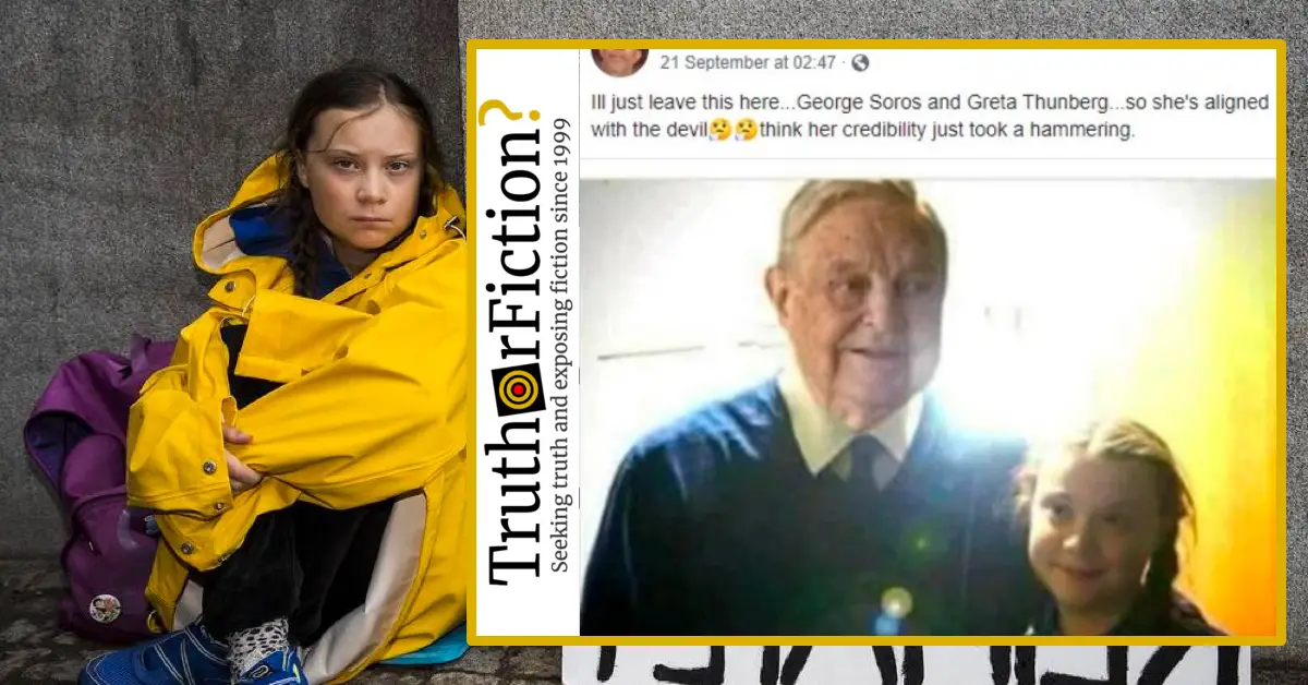 Esfuerzos Desinformativos Usan a George Soros Para Criticar a la Activista Greta Thunberg
