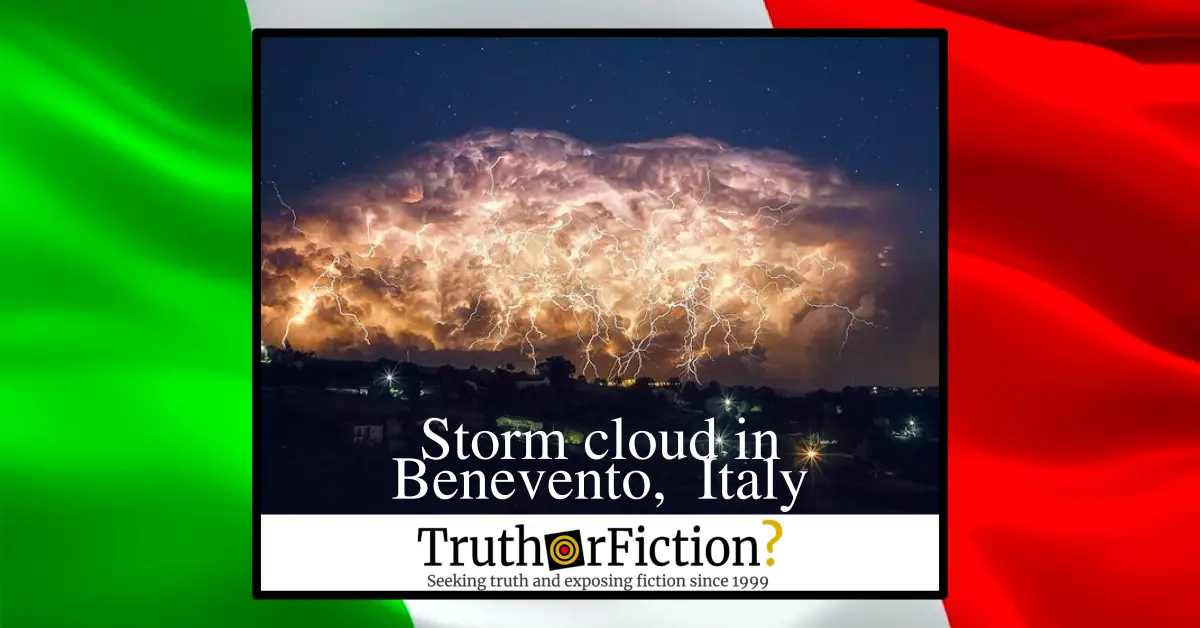 Storm Cloud in Benevento