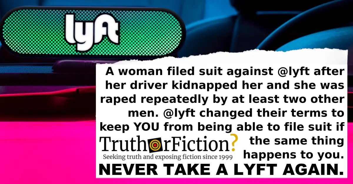 Lyft’s Unclear Terms of Service for Sexual Assault Survivors