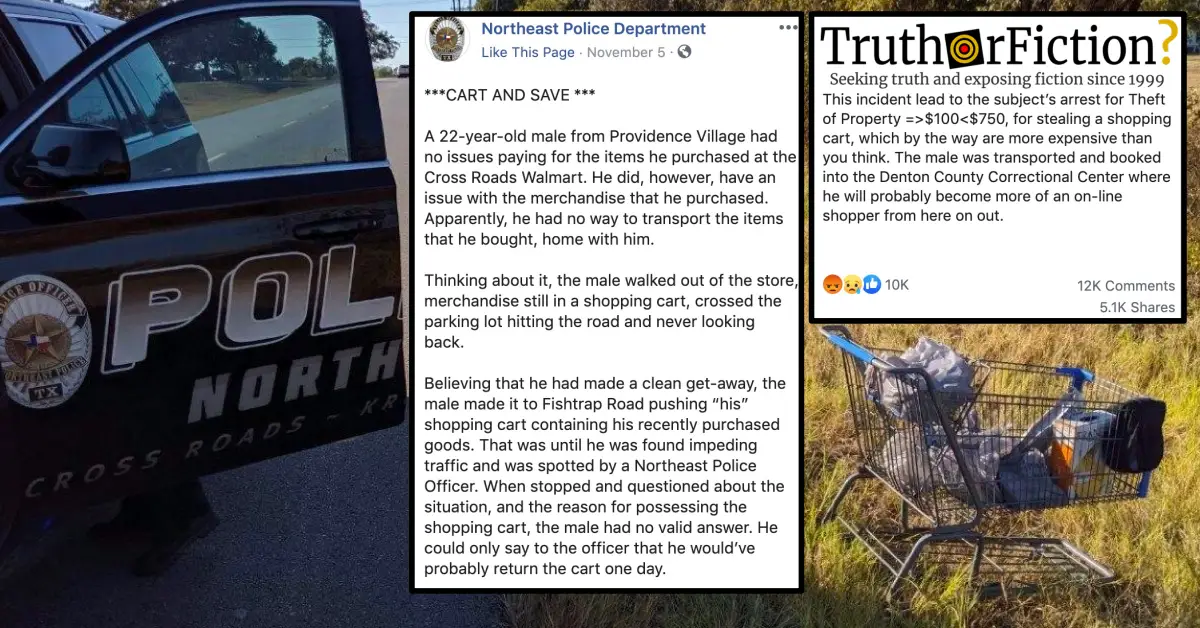 Northeast Police Department ‘Shopping Cart’ Arrest Controversy