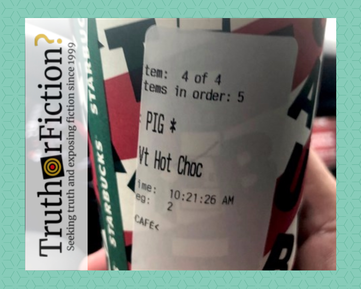 Was a Starbucks ‘PIG’ Cup Debate Amplified by a Police Chief’s Daughter?