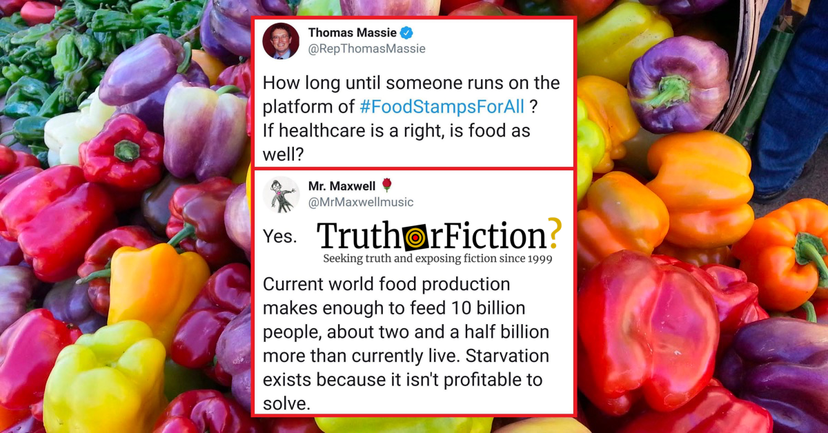 Current World Food Production is Enough to Feed 10 Billion People, Starvation isn’t Profitable to Solve?
