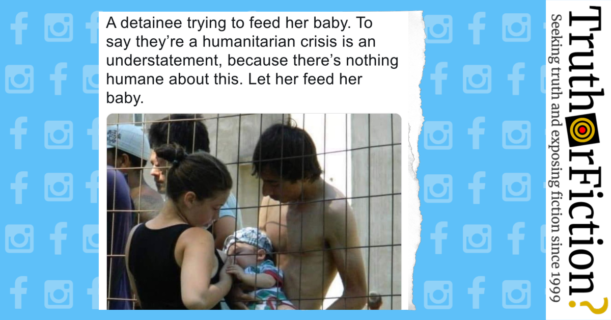 Detainee Trying to Feed Her Baby or ‘The Nativity 2019’?