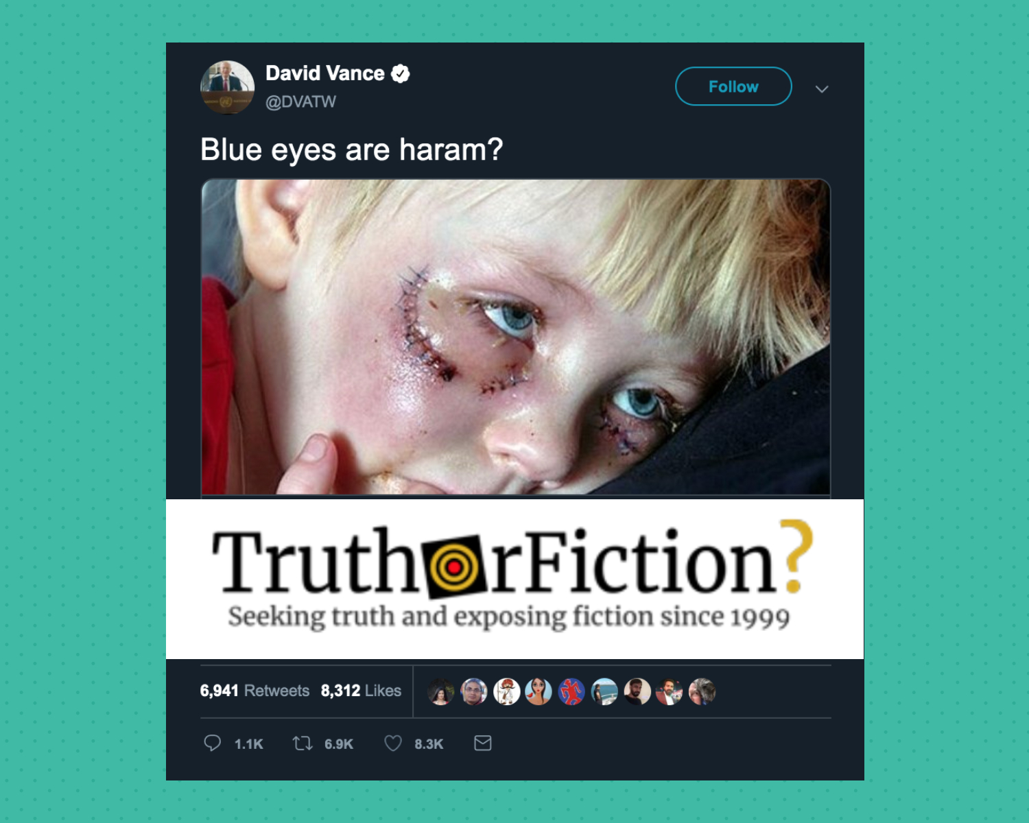 ‘Blue Eyes Are Haram’ Disinformation