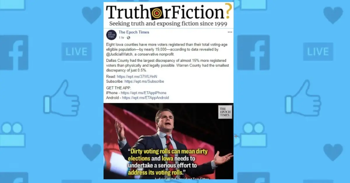 Social Media Platforms Spread Epoch Times’ Iowa Caucus Disinformation