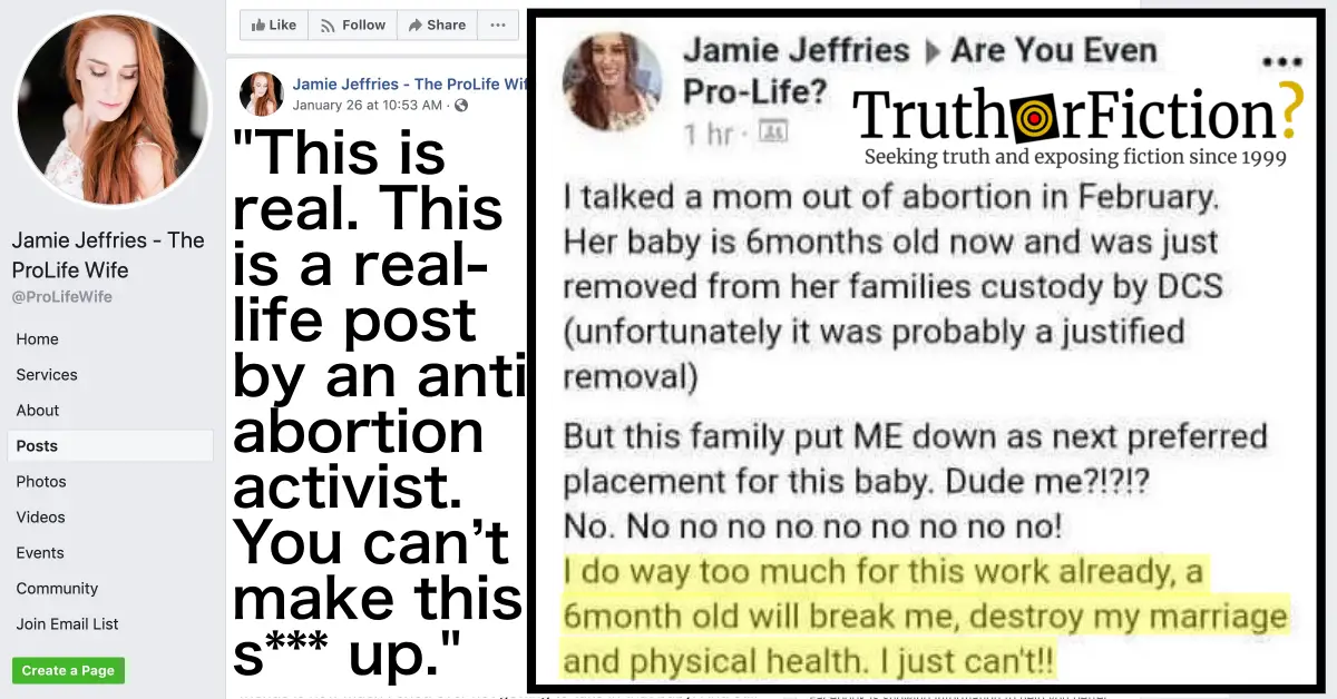 ‘This is a Real-Life Post by an Anti-Abortion Activist, You Can’t Make This S*** Up’