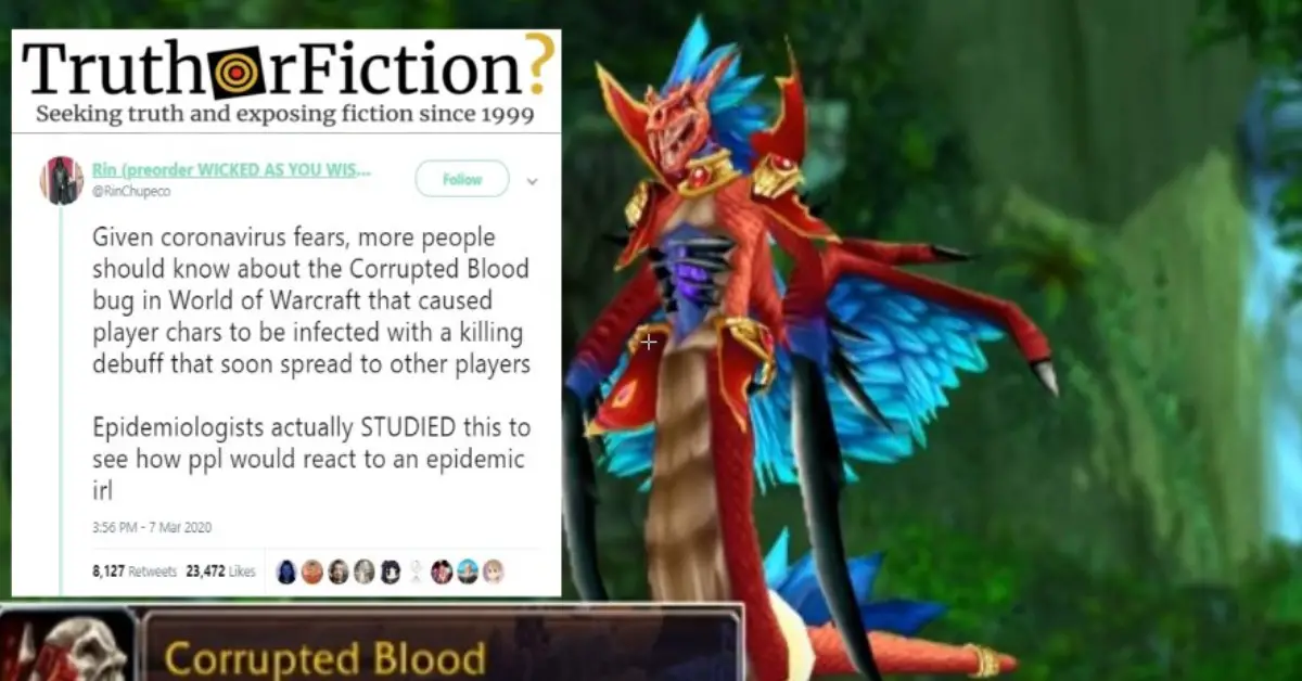 Was ‘World of Warcraft’ Once Hit by a Virus That Was Subsequently Studied by Researchers?