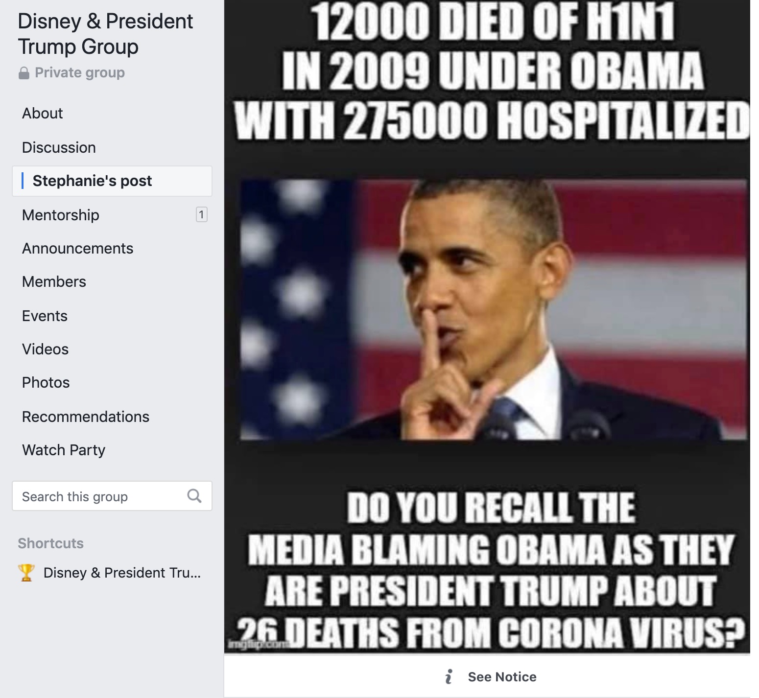 12000 died of h1n1 under obama media blaming