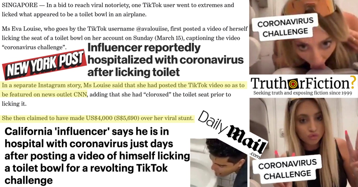 Is a ‘Coronavirus Challenge’ on Social Media Prompting Teens to Infect Themselves With COVID-19?