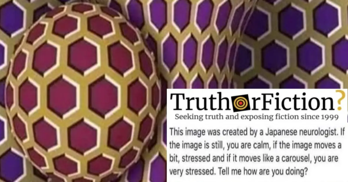 Was This Illusion ‘Created by a Japanese Neurologist’ to Identify Stress Levels?