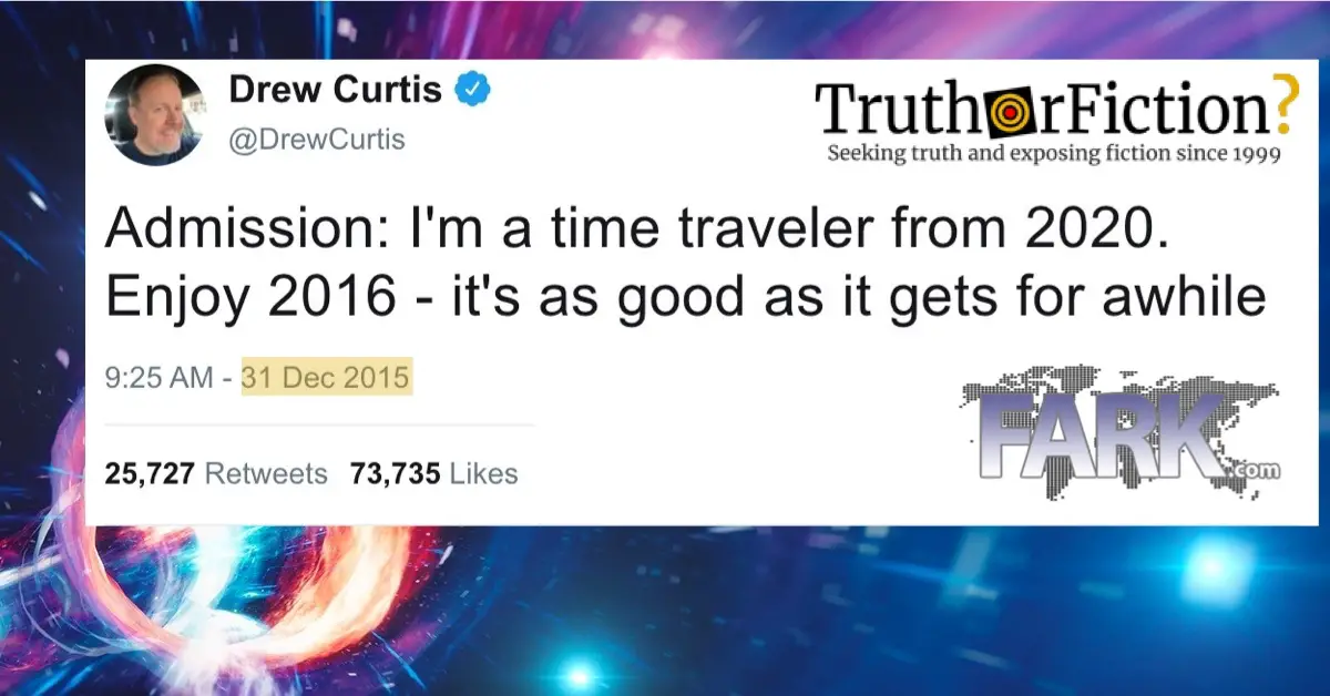 Did FARK’s Drew Curtis ‘Predict’ a Difficult 2020 — in 2015?